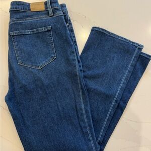 PAIGE Claudine Light Blue Bootcut Jeans